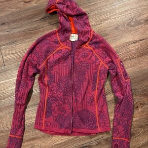 Title Nine Pink and Orange Wool Zip